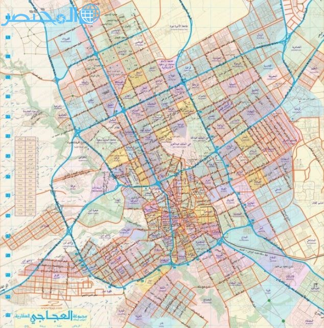 صور خريطة مدينة الرياض المختصر كوم